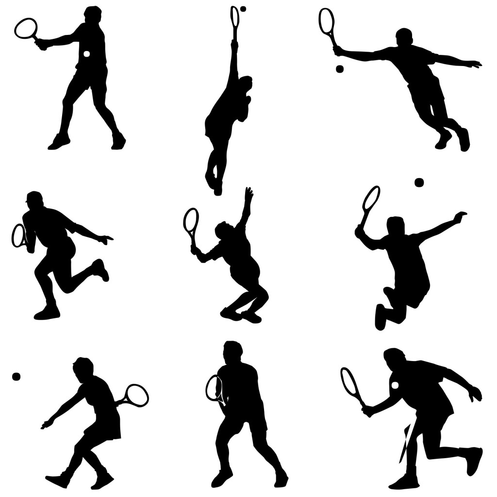 tennis-silhouettes
